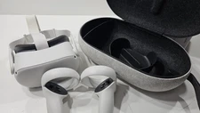 OCULUS QUEST 2 128GB VR HEADSET AND PADDLES NO CHARGER (P13016254)