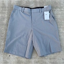 NWT Nike Dri Fit Men's Light Gray Golf Shorts