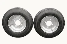 Antego Tire and Wheel (Set of 2) 4.80-8 Tire and Wheel Assemblies, Galvanized