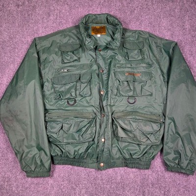 Lakestream Sportsman's Jacket Mens XL Green Hodgman Utility Fishing 3952