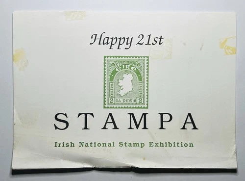 Ireland 1992 STAMPA 21st Anniversary Irish Stamp Exhibition Souvenir Sheet RARE