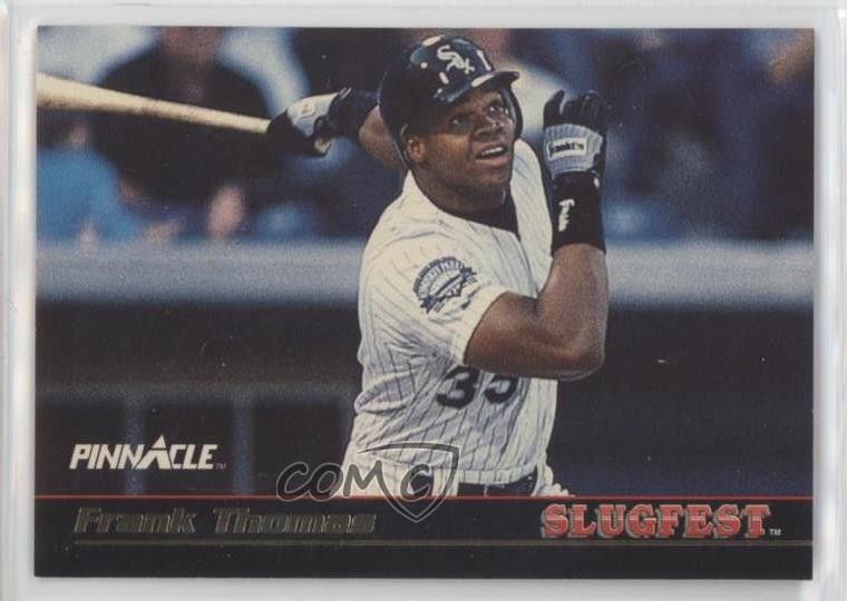 1992 Pinnacle Slugfest Frank Thomas #11 HOF 1d87