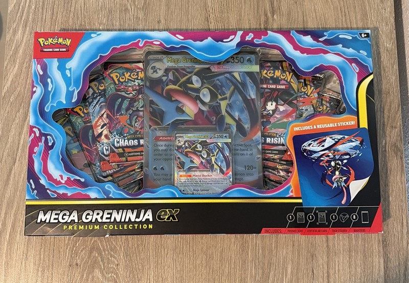 Pokémon TCG | Mega Greninja ex Premium Collection Box | English, New & Sealed