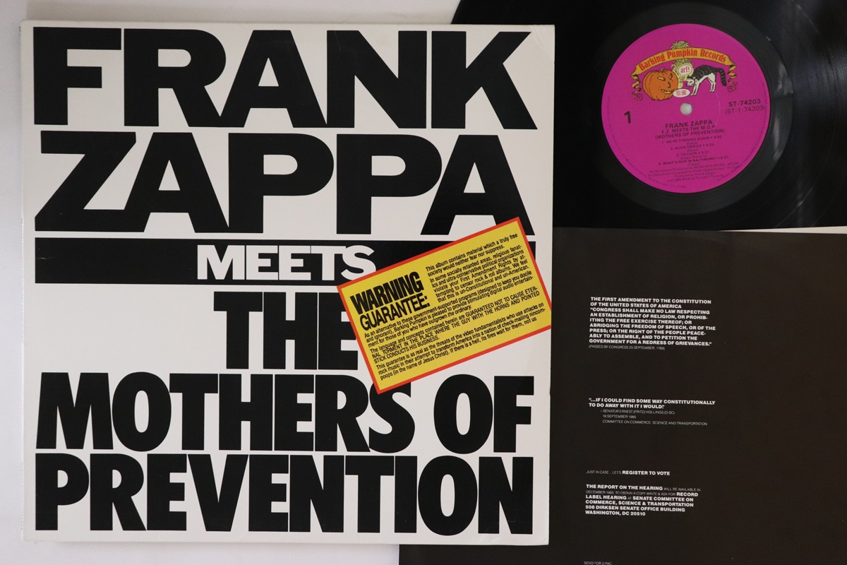 LP FRANK ZAPPA Frank Zappa Meets Th ST74203 BARKING PUMP US
