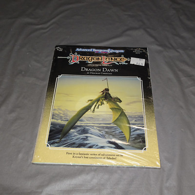 AD&D2 Dragonlance DLA1 Dragon Dawn – Jeu De Rôle TSR Complet