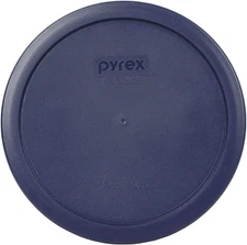 Pyrex 7402-PC Dark Blue 6/7 Cup round Plastic Food Storage Lid, Made in USA