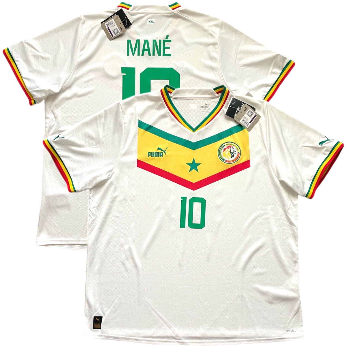 2022/23 Senegal Home Jersey #10 Mane 2XL Puma World Cup Soccer