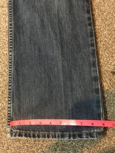 Levis Jeans Size 33 33x31 507 Vintage Regular Straight Stonewash Denim Mens - Picture 6 of 12