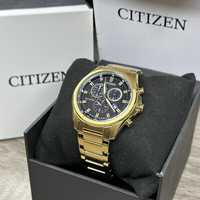 NEW✓TACHYMETER✓ Citizen Eco-Drive Weekender Chronograph Men's