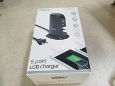 iHome 5 Port USB Charger, Black, IH-CT720B