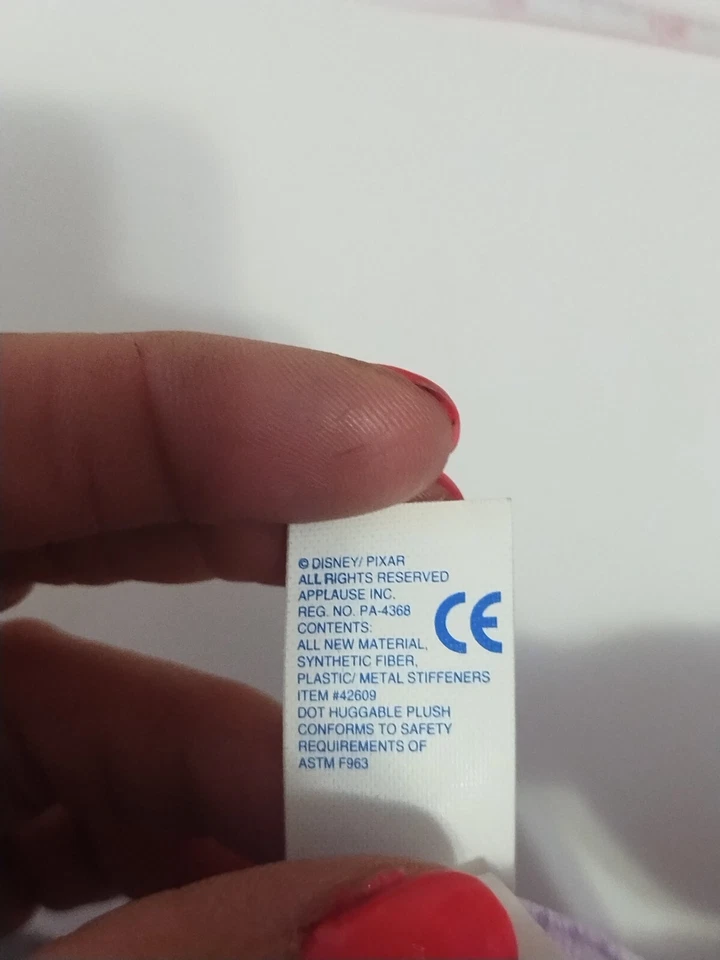 Peluche Applause Disney Pixar 10" - Punto - A Bugs Life - Hormiga de dibujos animados Foto 3 de 3