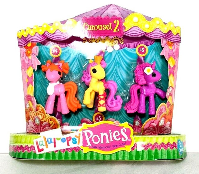 NEW Lalaloopsy Ponies Carousel 2 4 5 6 Pony 3 PK Figures Collectible