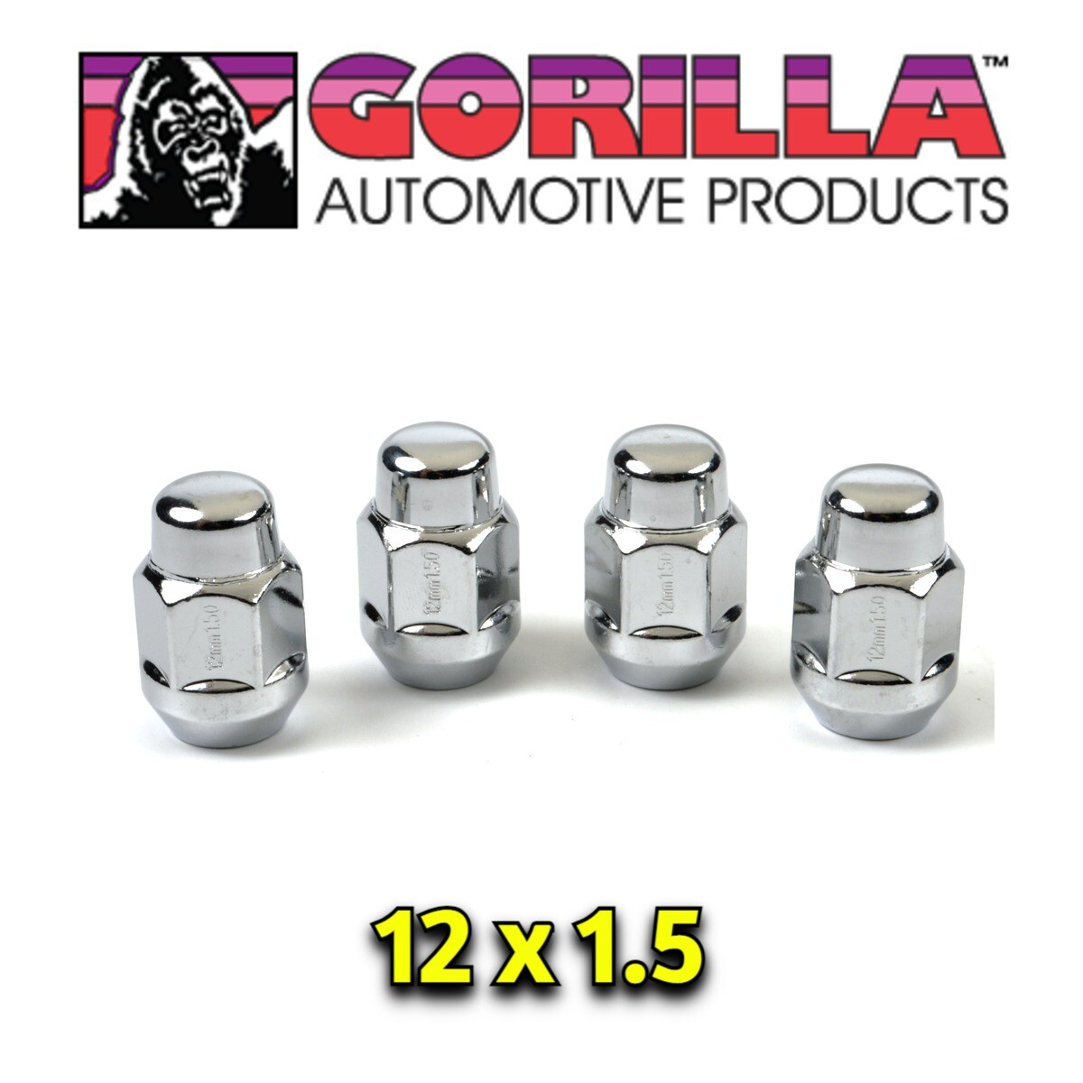 Gorilla Automotive 91138 Lug Nut 12mm X 1.50acorn Bulge 13/16 Hex