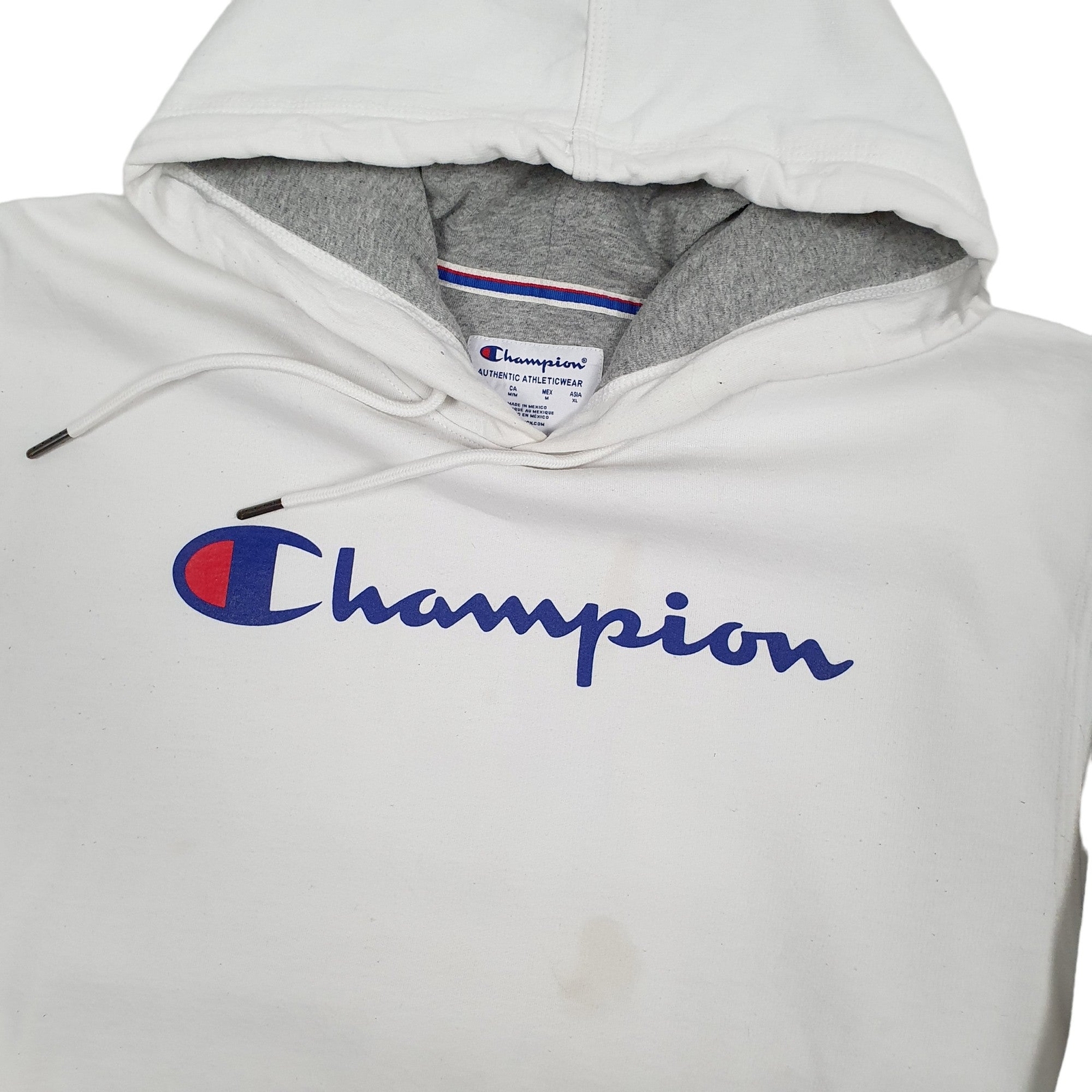 CHAMPION Hoodie Cotton Jumper Sweatshirt Mens M image 2