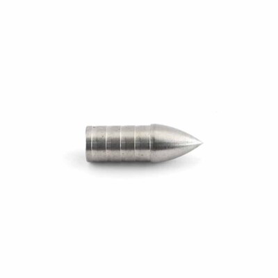 Black Eagle PS27 Glue-In Adjustable Stainless Steel target Point - 100 - Dozen