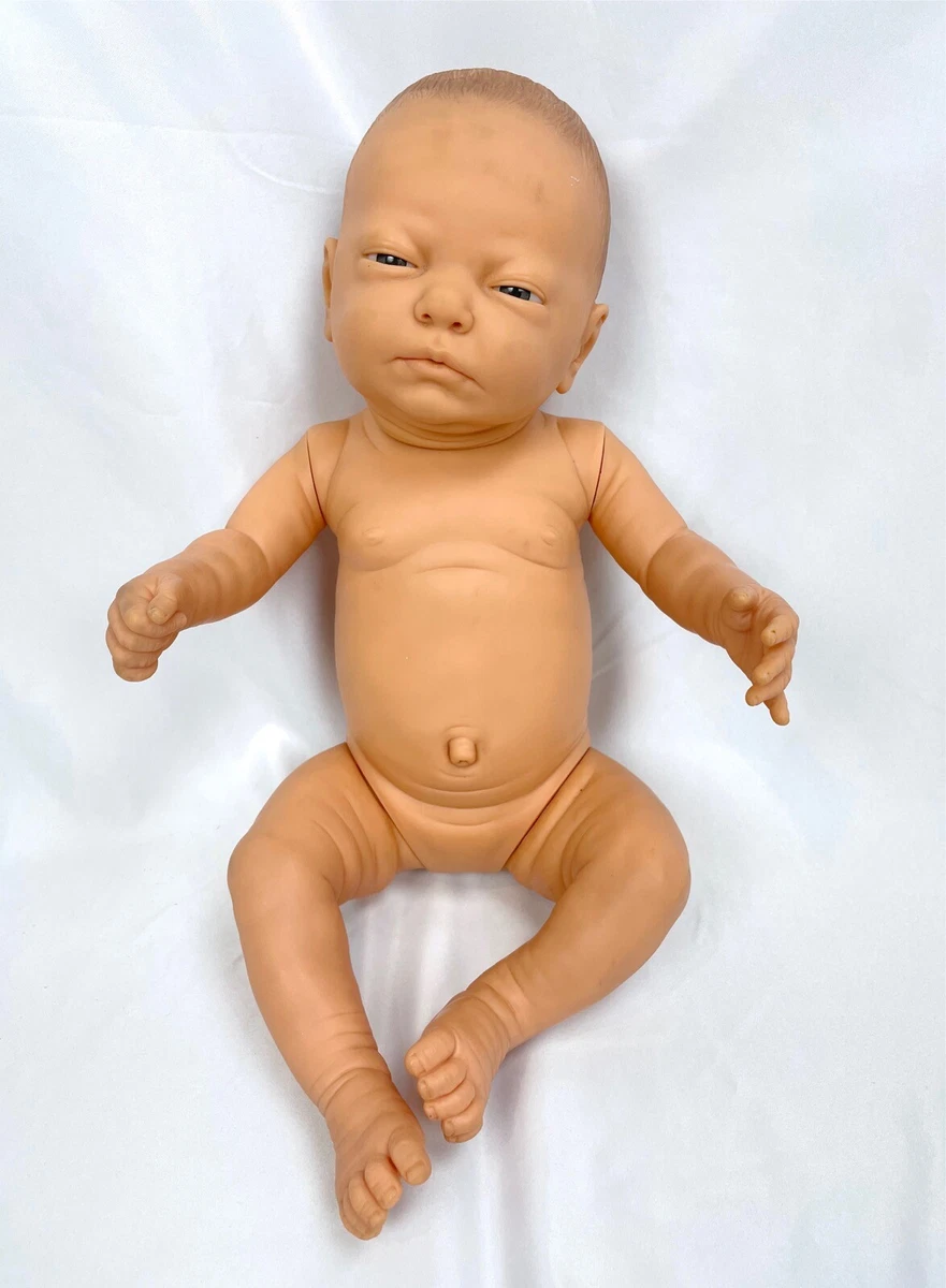 Berjusa Anatomically Correct Baby Girl Doll Blue Eyes 19