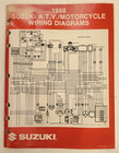 1988 Suzuki Motorcycle & Atv Wiring Diagrams Schematics Factory Shop Manual Book