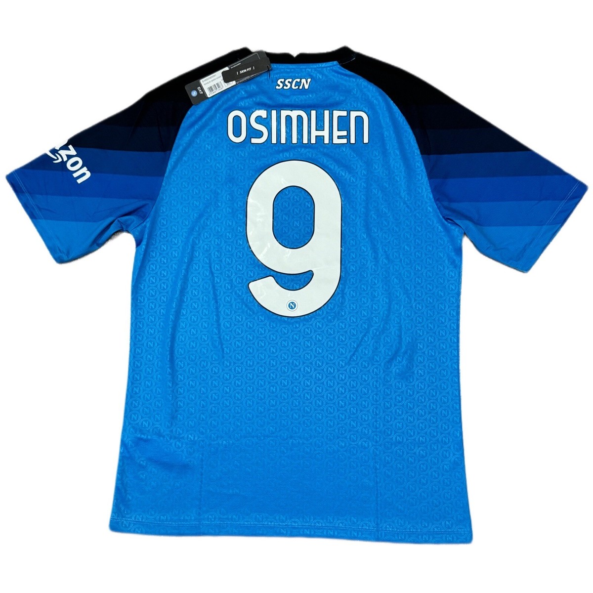 2022/23 Napoli Authentic Home Jersey #9 Osimhen 2XL Skin Fit