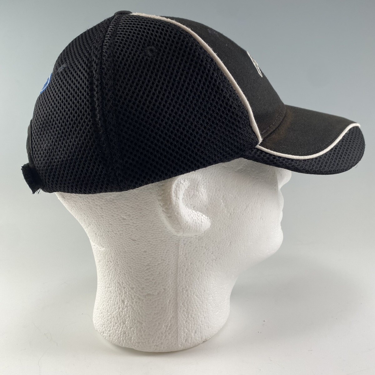 Ford Mustang Logo 50th Year Anniversary Black Baseball Hat 