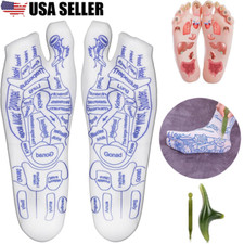 Acupuncture Reflexology Socks Acupressure Reflexology Sock For Men  Women Tool