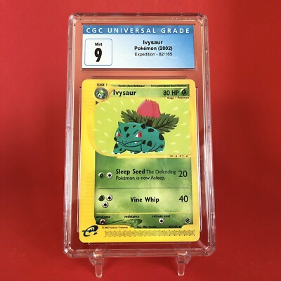 Pokemon Ivysaur CGC 9 Expedition 82/165 Mint Rare | eBay