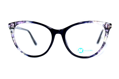 NEW MODERN OPTICAL RATIONAL BLUE LILAC AUTHENTIC EYEGLASSES FRAMES 54-17-140MM