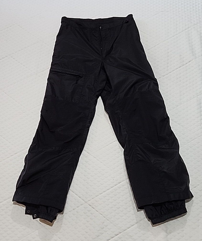 【高機能】US Columbia OMNI-TECH パンツ 黒 中綿 Columbia Pants Black Mens Large Omni Tech Waterproof Breathable