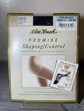 Nice Touch Promise Shaping/Control Pantyhose with extra Lycra - Off Blk size C