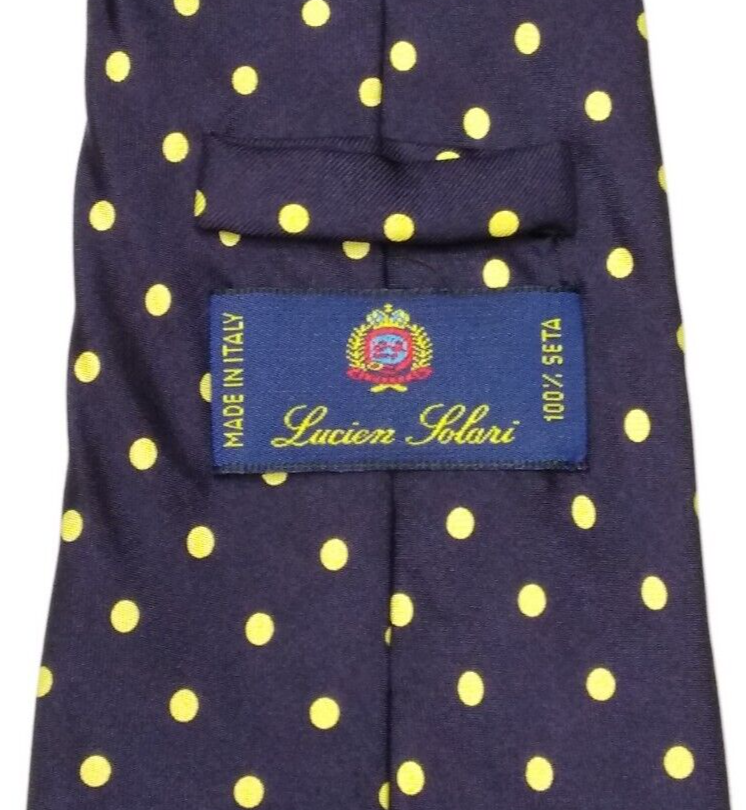 46 ) LUCIEN SOLARI MEN'S TIE 100% SILK MADE IN ITALY | eBay