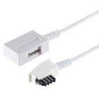 TAE F Telefon Verlängerungs Kabel Verlängerung weiß Stecker TAEF Buchse Kupplung
