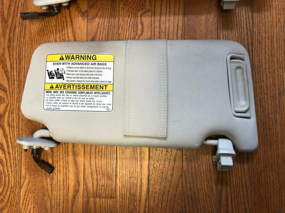 2010-2014 SUBARU OUTBACK LEGACY OEM Driver & Passenger Sun Visor Set Gray Cloth Foto 3 de 4