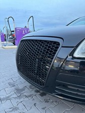 Kennzeichenhalter rahmenlos für Audi Original Waben Kühlergrill 10mm Version
