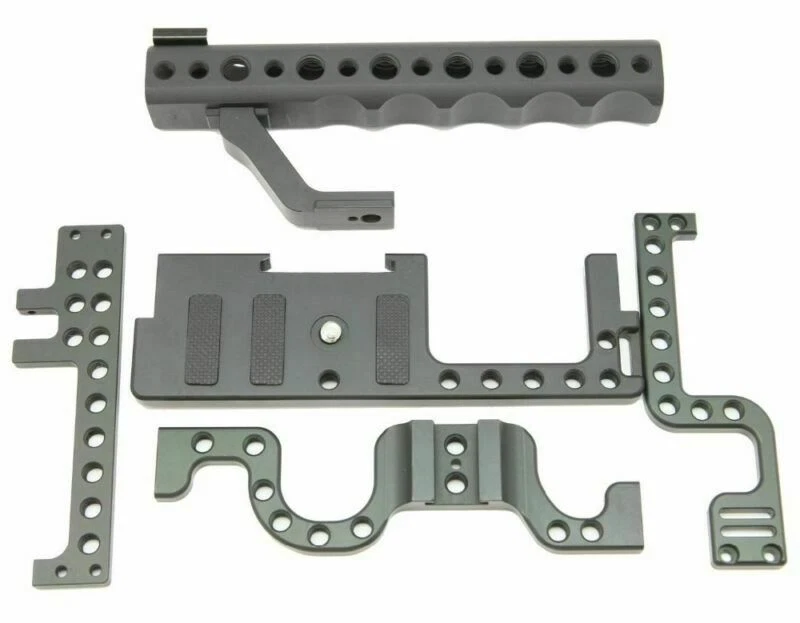 Rig Panasonic DSLR fotocamera manico gabbia con impugnatura fotocamera Lumix superiore per GH5 - Immagine 4 di 4