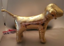 Victoria's Secret Gold "Pink" Dog, w/ PINK written on pup, RARE