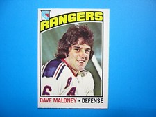 1976/77 O-PEE-CHEE NHL HOCKEY CARD #181 DAVE MALONEY ROOKIE NM SHARP!! 76/77 OPC