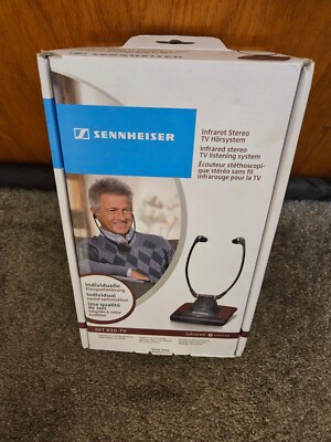 Sennheiser Wireless Headphone Set 830-TV IR Stereo TV Infrared Listening System