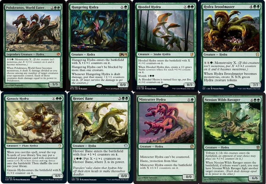 all hydra cards mtg Lorwyn Eclipsed Premium Art Sleeves main image 0