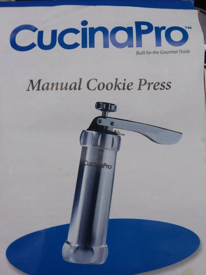 Juego de prensa de galletas CucinaPro con 20 discos y boquillas para glaseado Foto 3 de 4