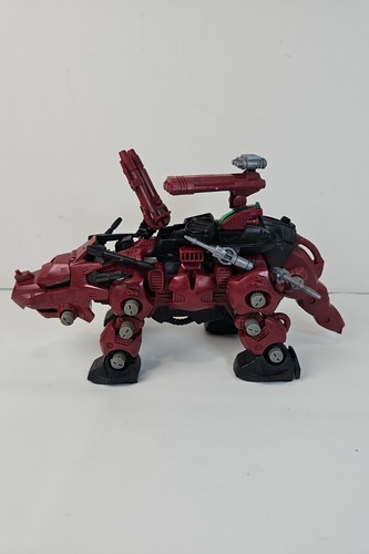 Zoids Motorized Dinosaur Robot Red Horn Triceratops Tomi Japan - Incomplete - Picture 5 of 11