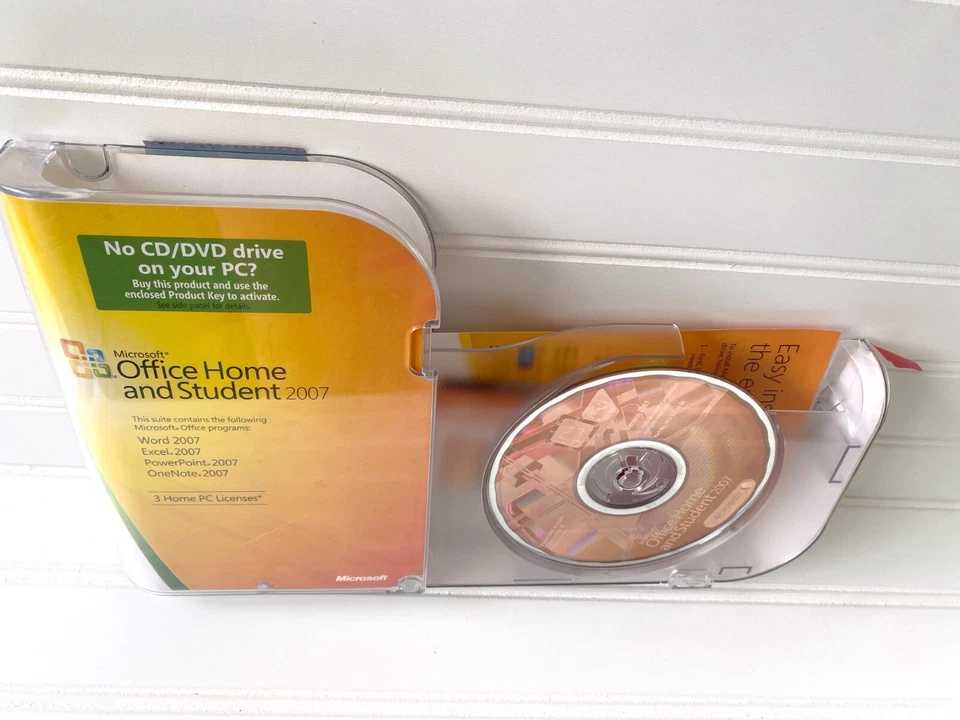 Microsoft MS Office Home and & Student 2007 Word Excel PowerPoint OneNote 3 PC's - Image 4 of 4