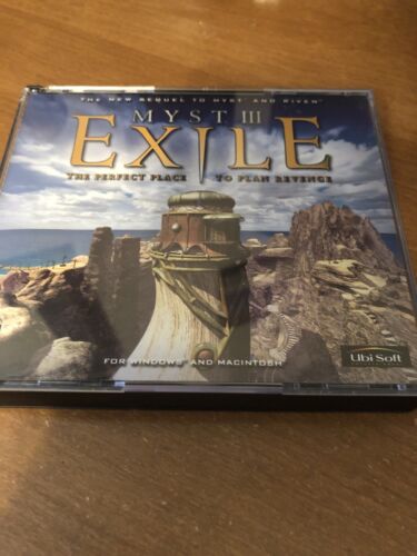 Myst III: Exile (Windows/Mac, 2001) Four Discs.