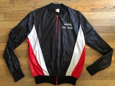 Vtg 70s Zip-up Light Silky Glendora Drill Team Jacket, Women’s Md, ‘debbie’