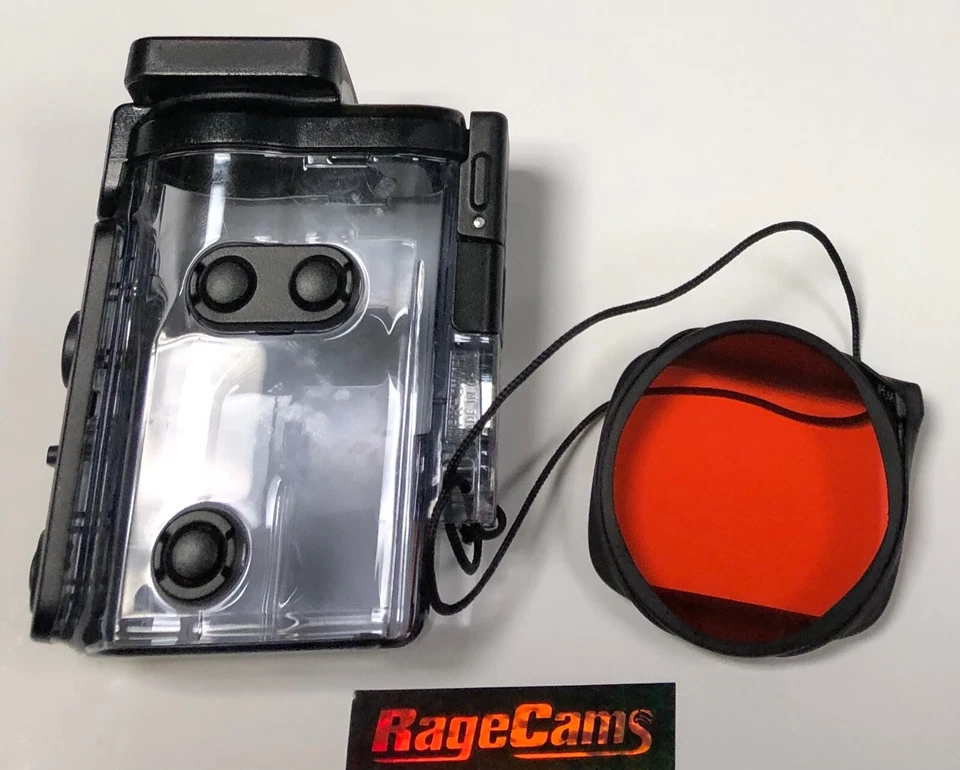 Filtro rojo para carcasa submarina Sony MPK-UWH1 X3000 AS300 AS50 X-3000 AS-300 Foto 3 de 4