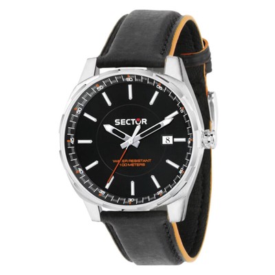 Herrenuhr SECTOR 890 R3251503002 Leder Schwarz Sub 100mt