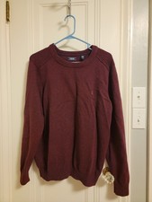 Izod Mens Red Sweater, Large