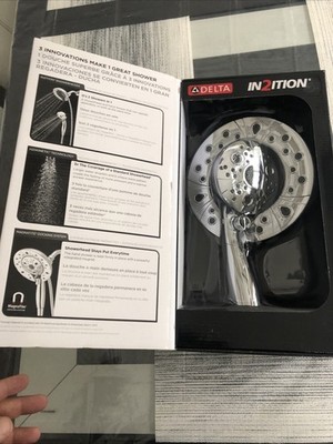 Delta 75589 In2ition 2.0 GPM Multi Function Shower Head With