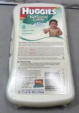 Huggies Natural Care Baby Wipes Travel Case Plastic Hard Shell never opened