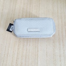 SEPHORA COLLECTION MAKEUP BRUSH SET OF 4 IN BEAUTIFUL SILVER CASE NWT