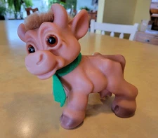 HTF Rare 1990 Limited Edition Dam Large Cow Norfin Fan Club Exclusive EX