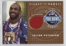 2007 Topps TX Exclusive Ticket to Hawaii Jersey 199/249 Julian Peterson 4g8